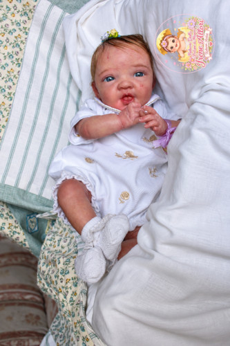 Puppe reborn haselnuss aus - puppe,