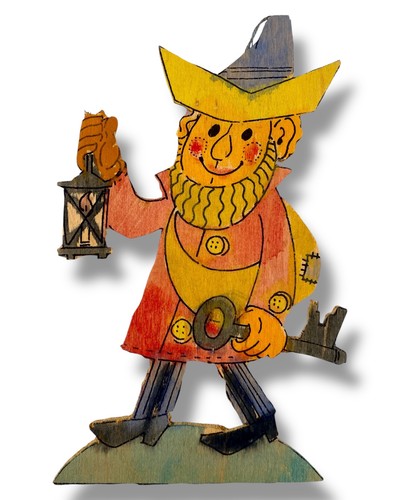 Vintage holzfigur - vintage,
