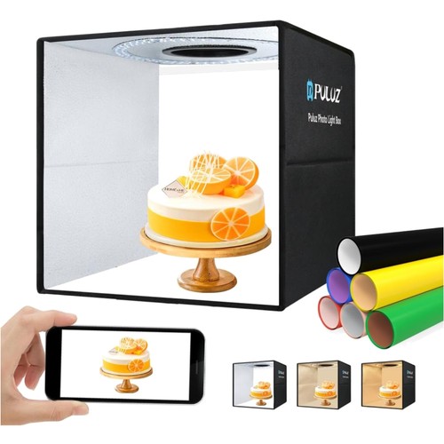 Fotobox 40x40cm led lichtzelt - led,