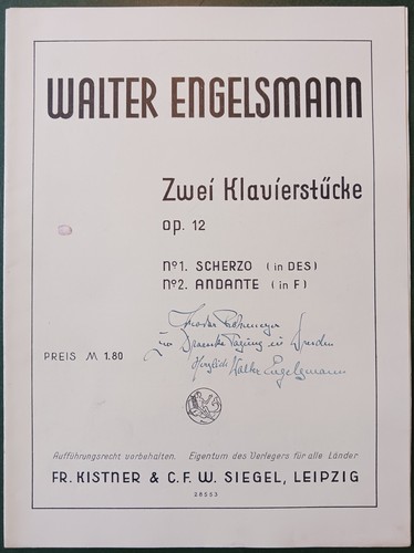Walter engelsmann - walter, (1881-1952)