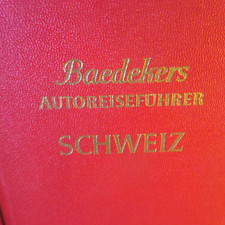 Baedekers Reiseführer Schweiz 1962