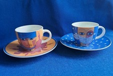 2 Ritzenhoff Espressotassen & Untertassen My little Darling Sammeltasse Mokka