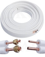 Kältemittelleitung Kupferrohr 1/4" + 3/8" 1- 50m Klimaanlage R410 R32 Wärmepumpe