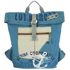 Rucksack. XL Leinwand/Canvas Backpack. Rolltop Cityrucksack. Vegane Daypack