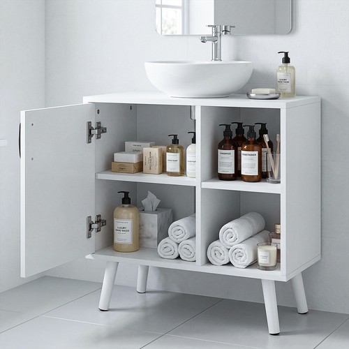Weiß waschbeckenunterschrank - weiß,