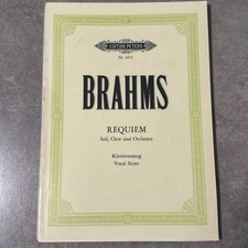 Klavierauszug Brahms Ein