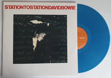 David Bowie – Station To Station (blau transparentes Vinyl), sehr gut (VG+++)