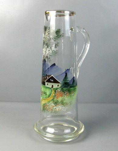 Großer alter glaskrug - großer,