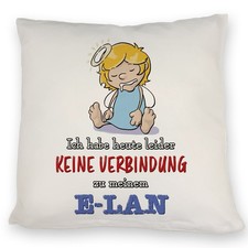 Engel kissen mit spruch - kissen,