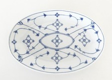 Winterling Vintage Servierplatte Vorlegeplatte Indisch Blau Strohblume