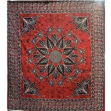 Batik Dekotücher XXL 210x240 cm - indische Tagesdecken-Bettüberwürfe-Wandbehänge