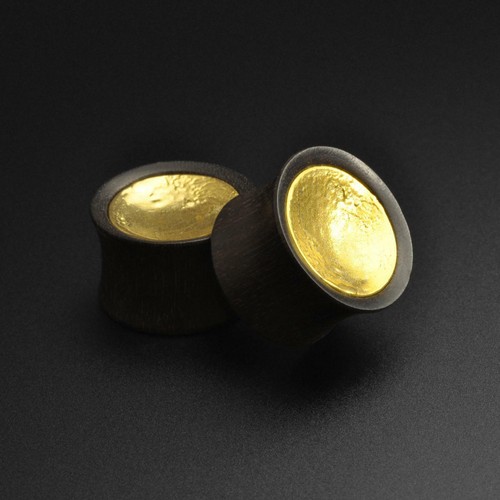Holz ohr stecker areng doppel - ohr,