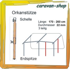 Orkanstütze 22 mm Zelt-Stange
