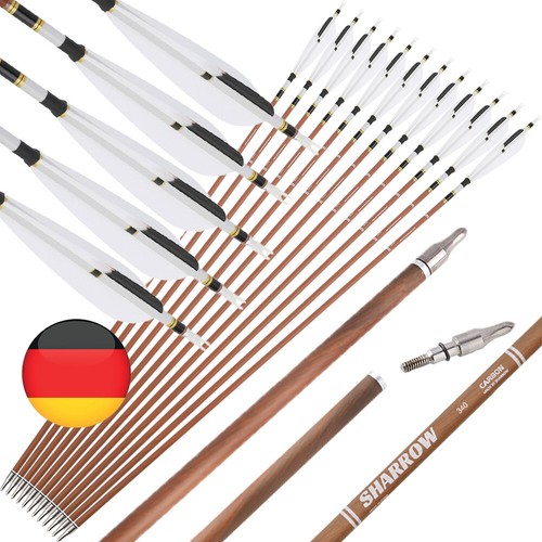 12x zoll pure carbonpfeile - zoll,