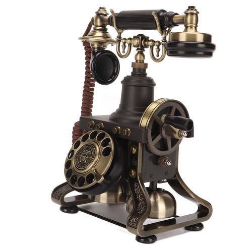 Antikes retro telefon mit - retro-telefon,