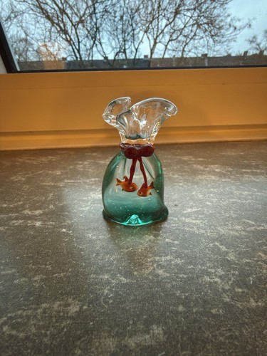 Murano glas goldfisch - glas,