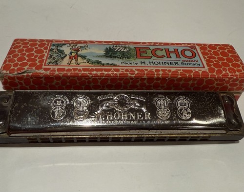Hohner echo harp harmonica - harp,