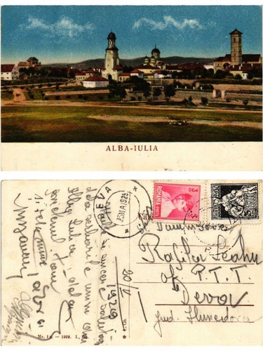 Cpa alba iulia - alba,