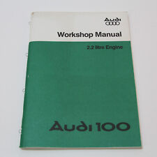 Audi 100 C2 - 2,2L Engine WB WC WD WE WG - Workshop Manual Reparaturleitfaden