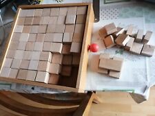250 Holzbausteine  Holz Natur ( kein KAPLA )