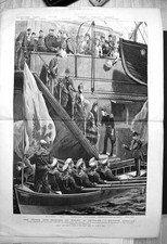 Alter Druck Prinz Prinzessin