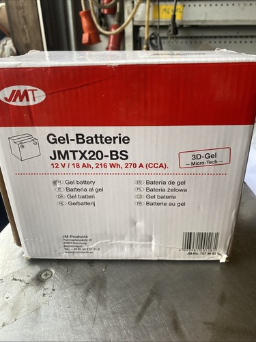 Jmt gel batterie - jmt, ytx20-bs