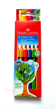 6 Jumbo Grip Buntstifte Faber