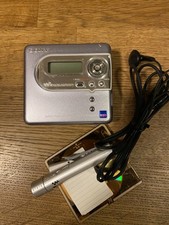 SONY MZ-NH600 Walkman Minidisk Minidisc HI-MD NetMD Recorder in silber