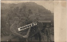 Foto Maschinengewehr MG-Trupp IR 57 SMG Stellung Schutzschild AK 1.WK orig. 0731