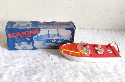 Vintage sea king motorboot - sea,