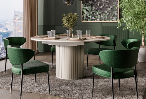 Esstisch tisch roma rund - esstisch,