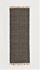 Teppich aus Jute Dunkelgrau 2