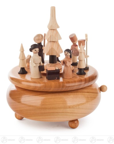 Spieluhr mit krippenfiguren - spieluhr,