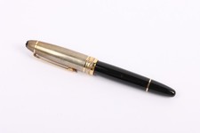 Montblanc Meisterstuck No.146 Fountain Pen 18ct Gold Nib Sterling Cap Writing
