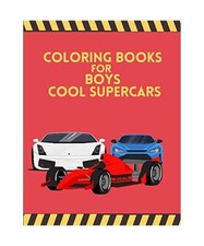 Coloring Books For Boys Cool SuperCars: F1 Racing Car,Formula One Motorsport Rac