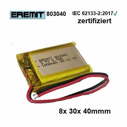 Eremit lipo akku 1000mah - eremit,