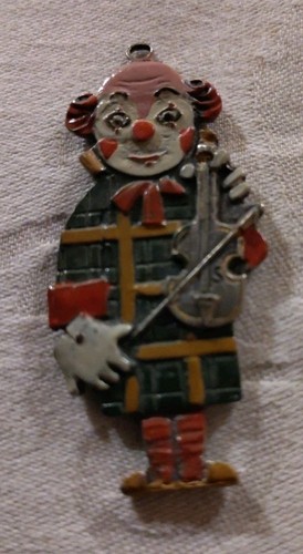 Alte zinn anhänger flachfigur - alte,