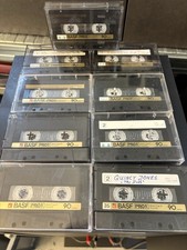 9x BASF Metal Pro IV 90min Kassetten Bespielt