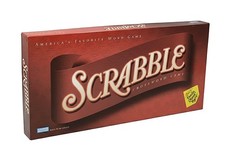 Scrabble mit Holz Steine - US Version Brettspiel Unbespielt Top Zustand