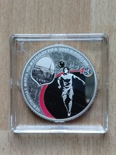 Offizielle Gedenkmünze der FIFA Fussball-WM 2018 Russland Silber 925 Sotschi