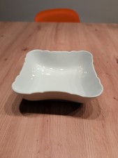 Hutschenreuther Bavaria Porzellan Schale weiß 17x17cm