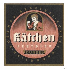 Bieretikett rosenau brauerei - bieretikett, rosenau-brauerei