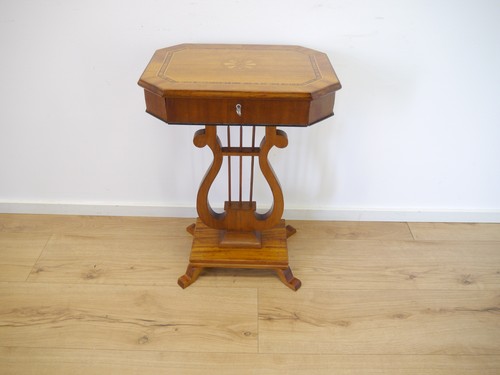 Biedermeier tisch nähtisch - biedermeier,