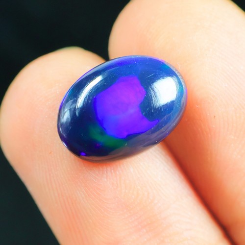 14x10mm oval schwarz opal - oval,