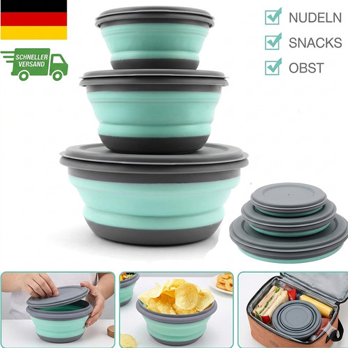 Faltschüssel mit deckel 3 - mit,