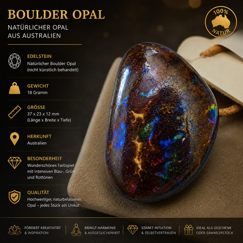 Boulder opal australien - boulder,