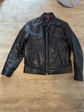 Lederjacke Herren, Schwarz
