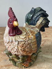 Keramik Dose Aufbewahrung Hahn Deckeldose Eierdose Behälter Landhaus Dekodose