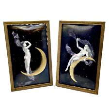 JUGENDSTIL  LIMOGES EMAIL BILDPLATTEN FRANKREICH UM 1900