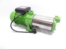 CHM GmbH® Kreiselpumpe 1,1 KW 5400 L/h, 6,5 Bar Druck Gartenpumpe Edelstahl